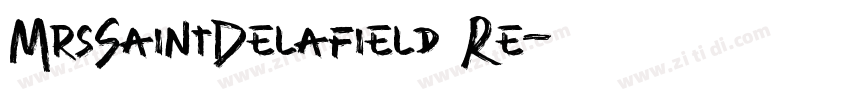 MrsSaintDelafield Re字体转换